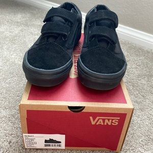 Old school all black vans